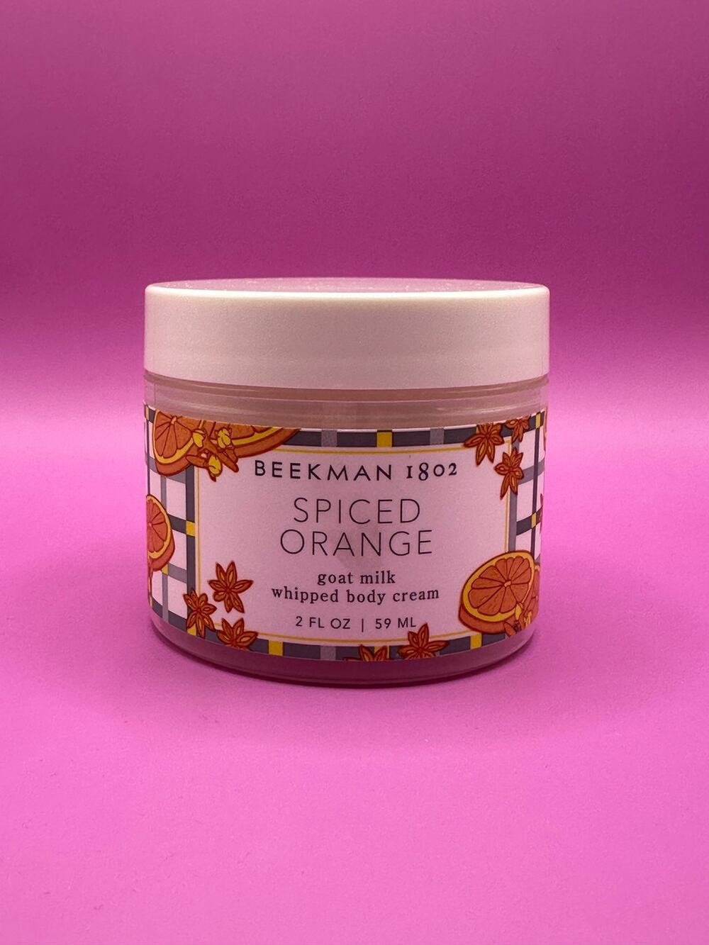 Beekman 1802 Spiced Orange Goat Milk Whipped Body Cream – 2 oz – New and Sealed
